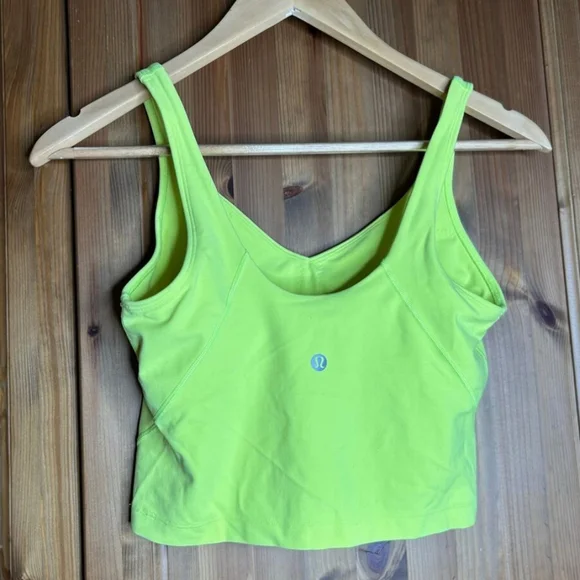 NWOT, Lululemon Align Tank. Neon Yellow, 6 - Picture 2 of 3